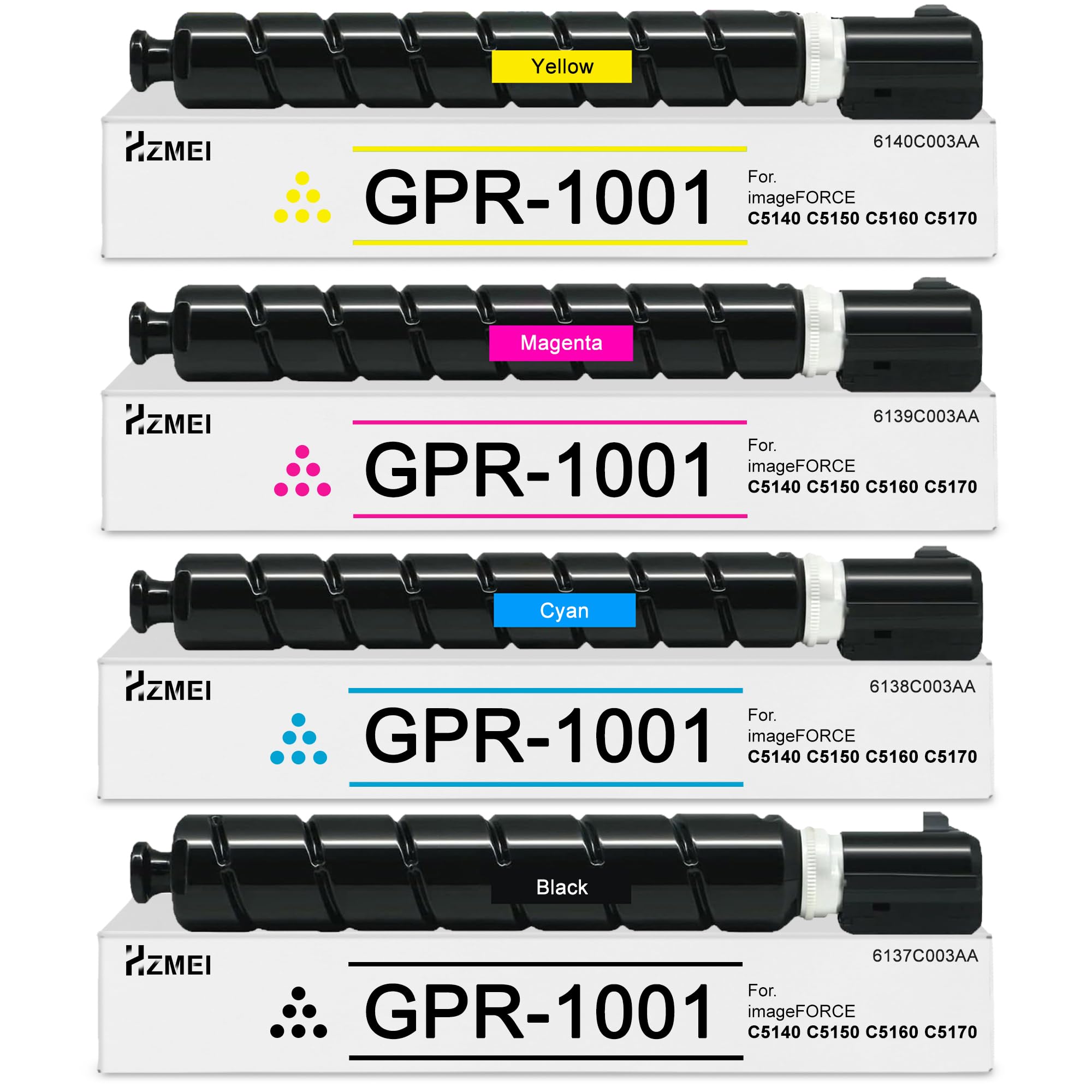 Amazon.com: High Capacity GPR1001 GPR-1001 Toner Cartridge Set